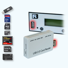 USB leespoort met cardreader - bd duplicator systeem 19 inch 5u behuizing professionele gebruikers interne harddisk usb poort